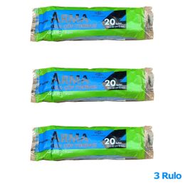Arma Mavi Orta Boy 20 Adetlik 3 Rulo 55x60 cm 30 lt Çöp Torbası Poşeti
