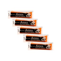 Arma Standart Büyük Boy 65x80 cm Siyah 10 Adetlik 5 Rulo 50 lt Çöp Torbası Poşeti