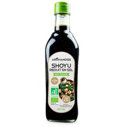 Aromandise 480 ml %25 Daha Az Tuzlu Organik Soya Sosu