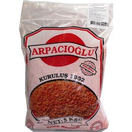Arpacıoğlu %100 Yerli Kırmızı Yaprak Mercimek 5 kg