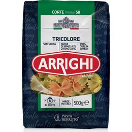 Arrighi 500 gr Tricolore Renkli Kelebek Makarna İtalyan Makarnası