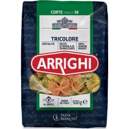 Arrighi 500 gr Tricolore Renkli Kelebek Makarna İtalyan Makarnası