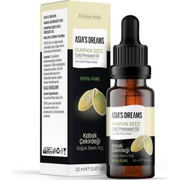 Asia's Dreams 20 ml Kabak Çekirdeği Soğuk Sıkım Yağı