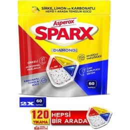 Asperox 2x60 Tablet Sparx Bulaşık Makinesi Deterjanı