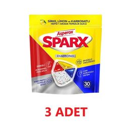 Asperox 3x30 Tablet Sparx Bulaşık Makinesi Deterjanı