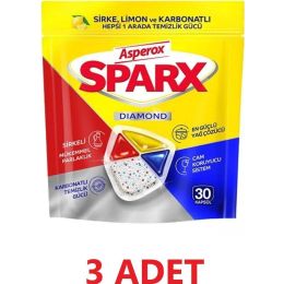 Asperox 3x30 Tablet Sparx Bulaşık Makinesi Deterjanı