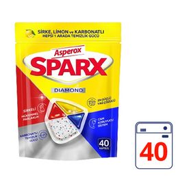 Asperox 40'lı Sparx Diamond Bulaşık Kapsülü