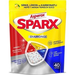 Asperox 40'lı Sparx Diamond Bulaşık Kapsülü