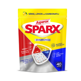 Asperox 40'lu Sparx Bulaşık Makinesi Tableti