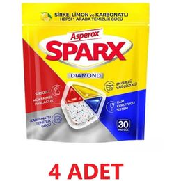 Asperox 4x30 Tablet Sparx Bulaşık Makinesi Deterjanı