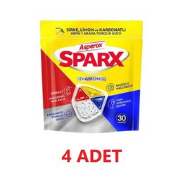 Asperox 4x30 Tablet Sparx Bulaşık Makinesi Deterjanı