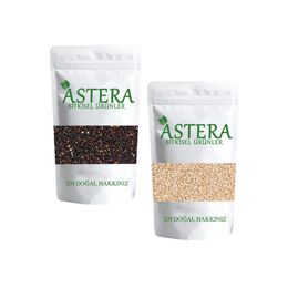 Astera 1 kg Glutensiz Siyah Kinoa + 1 kg Glutensiz Beyaz Kinoa