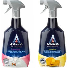 Astonish 750 ml Vegan Leke Çıkarıcı Yıkama Öncesi Sprey + 750 ml Koltuk ve Halı Temizleyici