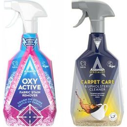 Astonish 750 ml Vegan Leke Çıkarıcı Yıkama Öncesi Sprey + 750 ml Koltuk ve Halı Temizleyici
