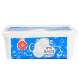 Atatürk Orman Çiftliği Kasede Sade Dondurma 1 kg