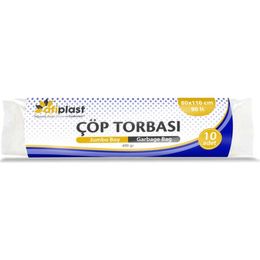 Atiplast Jumbo 80 x110 cm Siyah 5'li Çöp Torbası