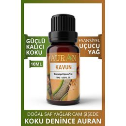 Auran 10 ml Kavun Saf Esansiyel Uçucu Yağ Buhurdanlık Yağı Difüzör Esansı Aromaterapi Ortam Koku Küre Yağı