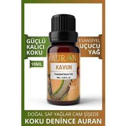 Auran 10 ml Kavun Saf Esansiyel Uçucu Yağ Buhurdanlık Yağı Difüzör Esansı Aromaterapi Ortam Koku Küre Yağı