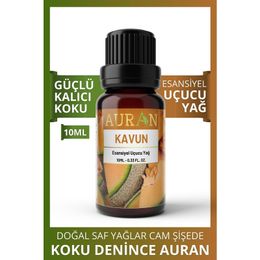 Auran 10 ml Kavun Saf Esansiyel Uçucu Yağ Buhurdanlık Yağı Difüzör Esansı Aromaterapi Ortam Koku Küre Yağı