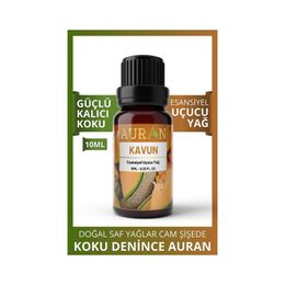 Auran 10 ml Kavun Saf Esansiyel Uçucu Yağ Buhurdanlık Yağı Difüzör Esansı Aromaterapi Ortam Koku Küre Yağı