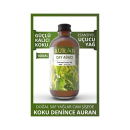 Auran 100 ml Çay Ağacı Saf Esansiyel Uçucu Yağ Buhurdanlık Yağı Difüzör Esansı Aromaterapi Ortam Koku
