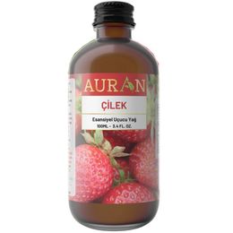 Auran 100 ml Çilek Esansiyel Uçucu Yağ Buhurdanlık Yağı Difüzör Esansı Aromaterapi Ortam Koku