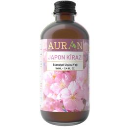 Auran 100 ml Japon Kirazı Saf Esansiyel Uçucu Yağ Buhurdanlık Yağı Difüzör Esansı Aromaterapi Koku
