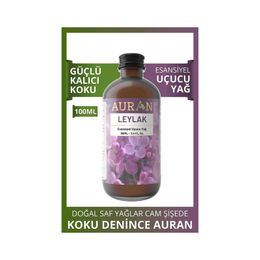 Auran 100 ml Leylak Saf Esansiyel Uçucu Yağ Buhurdanlık Yağ Difüzör Esansı Aromaterapi Ortam Küre Koku Yağ