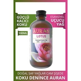 Auran 100 ml Lotus Esansiyel Uçucu Yağ Buhurdanlık Yağ Difüzör Esansı Aromaterapi Ortam Küre Koku Yağı
