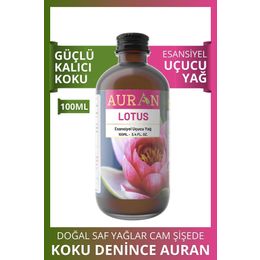 Auran 100 ml Lotus Esansiyel Uçucu Yağ Buhurdanlık Yağ Difüzör Esansı Aromaterapi Ortam Küre Koku Yağı