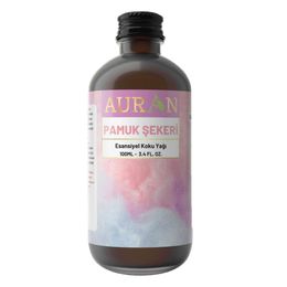 Auran 100 ml Pamuk Şekeri Esansiyel Uçucu Koku Yağı Buhurdanlık Yağı Difüzör Esansı