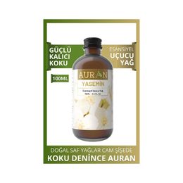 Auran 100 ml Yasemin Saf Esansiyel Uçucu Yağ Buhurdanlık Yağı Difüzör Esansı Aromaterapi Ortam Küre Koku