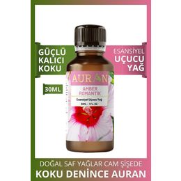 Auran 30 ml Amber Saf Esansiyel Uçucu Yağ Buhurdanlık Yağı Difüzör Esansı Aromaterapi Ortam Küre Koku Yağı