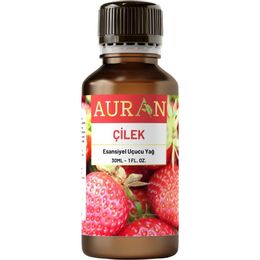 Auran 30 ml Çilek Esansiyel Uçucu Yağ Buhurdanlık Yağı Difüzör Esansı Aromaterapi Ortam Koku