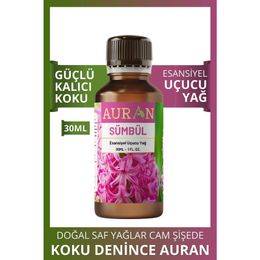 Auran 30 ml Sümbül Esansiyel Uçucu Yağ Buhurdanlık Yağ Difüzör Esansı Aromaterapi Ortam Küre Koku Yağı