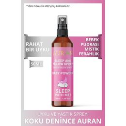 Auran 50 ml Bebek Pudrası Uyku ve Yastık Spreyi Rahatlatıcı Uyku ve Dinlenme Spreyi