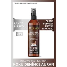 Auran 50 ml Vanilya Uyku ve Yastık Spreyi Rahatlatıcı Uyku ve Dinlenme Spreyi