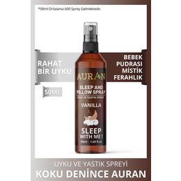 Auran 50 ml Vanilya Uyku ve Yastık Spreyi Rahatlatıcı Uyku ve Dinlenme Spreyi