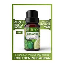 Auran Bergamot 100 ml Saf Esansiyel Uçucu Yağ Buhurdanlık Yağı Difüzör Esansı Aromaterapi Ortam Küre Koku