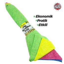 Automix 4'lü Paket Burmalı Mikrofiber Bez