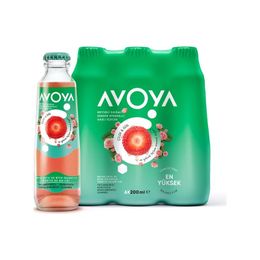 Avoya 200 ml Meyveli Çilek & Gül Maden Suyu