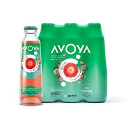 Avoya 200 ml Meyveli Çilek & Gül Maden Suyu
