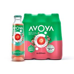 Avoya 200 ml Meyveli Çilek & Gül Maden Suyu