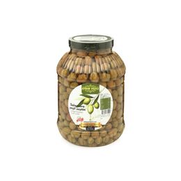 Aydın Yeşili 5 lt Doğal Salamura Yeşil Çizik Zeytin