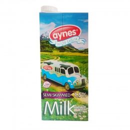 Aynes 1 lt Yarım Yağlı Uht Süt