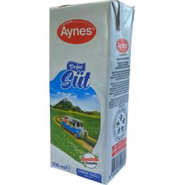 Aynes 200 ml Yarım Yağlı Süt