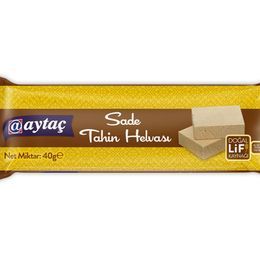 Aytaç 24x40 gr Doğal Lif Kaynağı Sade Paket Tahin Helvası