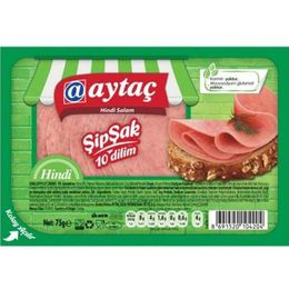 Aytaç 50 gr Şipşak Hindi Salam Dilimli