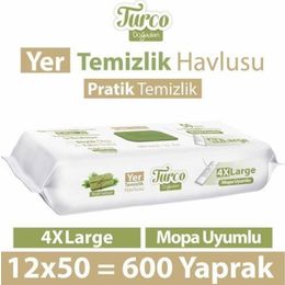 Baby Turco 12x50'li Yeşil Sabun Temizliği Yer Temizlik Havlusu