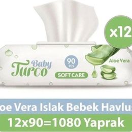 Baby Turco 12x90'lı Soft Care Islak Havlu